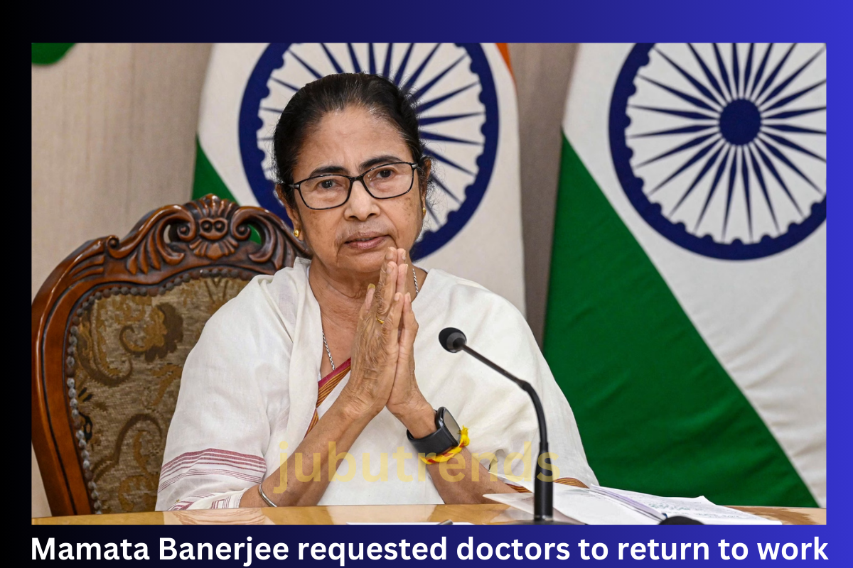 Mamata Banerjee requested doctors to return to work