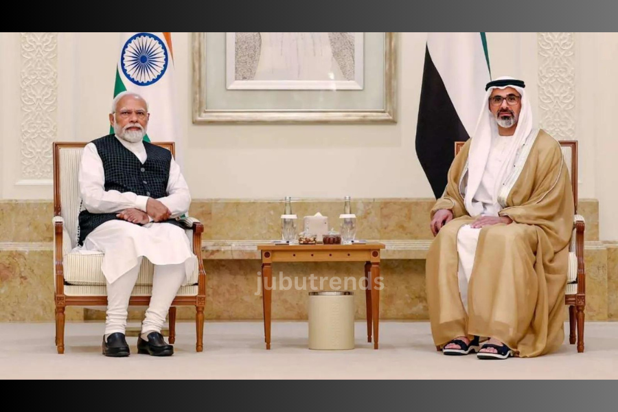 Narendra Modi welcomed UAE Crown Prince